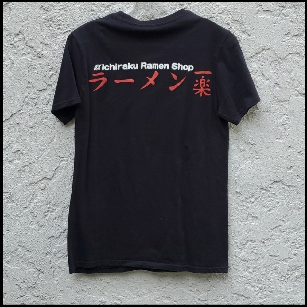 2 Black Naruto Shippuden Short Sleeve T-Shirts Size Small - Picture 4 of 10